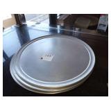 LOT OF 3 PIZZA TRAYS 16"