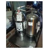 CHROME FIRE EXTINGUISHERS