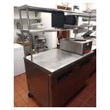 4 FT LOWBOY FREEZER WITH OVERSHELF