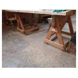 WOOD HORSES 30" TALL