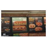 DOUBLE MENU SIGNS WITH LIGHTS