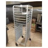 PAN RACK WITH SHEET PANS