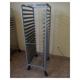 PAN RACK - AS IS WHEELS NEEDS REPAIR