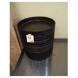 LOT OF 15 DEEP DISH PIZZA PANS 15" DIAMETER