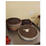 LOT OF 56 ASSORTED PIZZA SCREENS