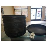 LOT OF 11 DEEP DISH PIZZA PANS 15" DIAMETER