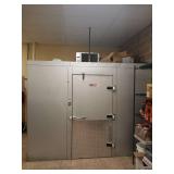 LIKE NEW 10 X 8 SELF CONTAINED WALK IN COOLER