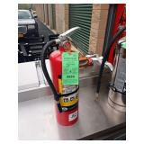 RED FIRE EXTINGUISHER