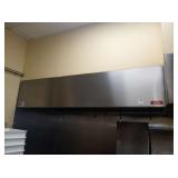 SS HOOD WITH ANSUL SYSTEM - APPROX 8 FT