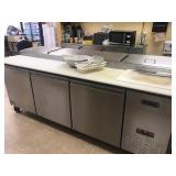 CENTAUR SELF CONTAINED REFRIGERATED PREP TABLE 93"
