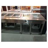 ELECTRIC STEAM & COLD TABLE COMBO 151" X 36" X 36"