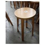 BACKLESS WOOD STOOLS