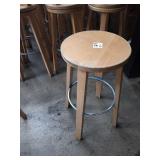 BACKLESS WOOD STOOLS