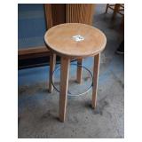 BACKLESS WOOD STOOLS