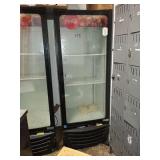 IMBERA GLASS DOOR REFRIGERATOR - AS IS NEEDS FREON