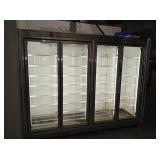 UNIVERSAL COOLERS 4 GLASS DOOR REMOTE REFRIGERATOR