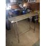 HIGH TOP METAL TABLES 52" X 14" X 42" TALL