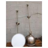VISUAL COMFORT 18" ANTIQUE NICKEL PENDANT LIGHT