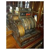 ANTIQUE BRASS CASH REGISTER