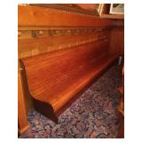 WOODEN BENCH 151" LONG