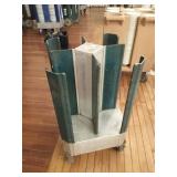 METAL PLATE CART - CART ONLY NO CONTENTS