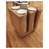 RUBBERMAID PLATE DOLLY - DOLLY ONLY NO CONTENTS