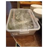 BIN ASSORTED GLASS