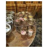 BINS SILVER PLATED CADDIES