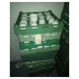 RACKS WITH COFFEE CUPS