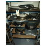 LOT OF 54 ASSORTED SS TRAYS