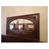 OVAL MIRROR WITH FRAME