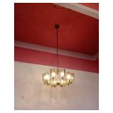 GOLD TONE CHANDELIER