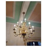 GOLD TONE CHANDELIER