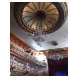 CENTER FLOOR CRYSTAL CHANDELIER