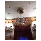 CENTER FLOOR CRYSTAL CHANDELIER