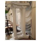 DOUBLE HARD PLASTIC COLUMNS