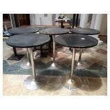 CHROME BASE HIGH TOP TABLES