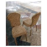 THICK CUSHION STACK CHAIRS