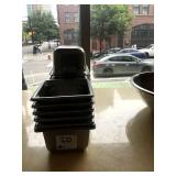 LOT OF 18 PANS 6-1/2" X 7" X 4"