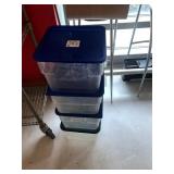 12 QT PLASTIC BINS