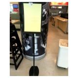 MENU STAND 12" X 19" X 60" TALL