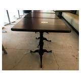 TABLES WITH OLD FASHIONED BASE 29" X 24"