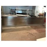 CHEF LINE HOT STATION WITH SNEEZE GUARD 154" X 49"