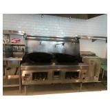 DOUBLE WOK STOVE 59" X 41"