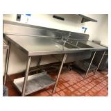 DOUBLE SINK 107" X 32"