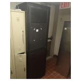 METAL LAUNDRY BIN 26" X 21" X 84" TALL