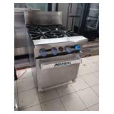 IMPERIAL GAS 4 BURNER STOVE WITH OVEN