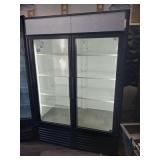 TRUE SELF CONTAINED 2 GLASS DOOR REFRIGERATOR