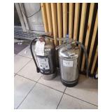 CHROME FIRE EXTINGUISHERS
