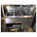 FRYMASTER GAS 2 FRYER & DUMPSTATION FMP275SD